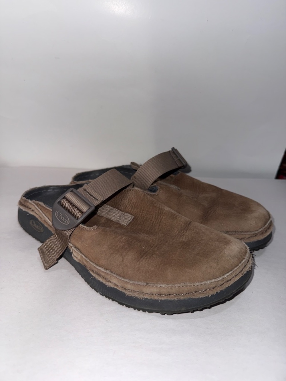Chaco men’s paonia clogs brown leather clog shoes size 8. - Picture 2 of 6